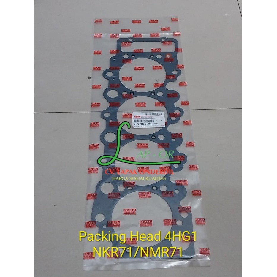 Jual Berkualitas Gasket Cylinder Head Paking Kop Packing Deksel 4Hg1 ...