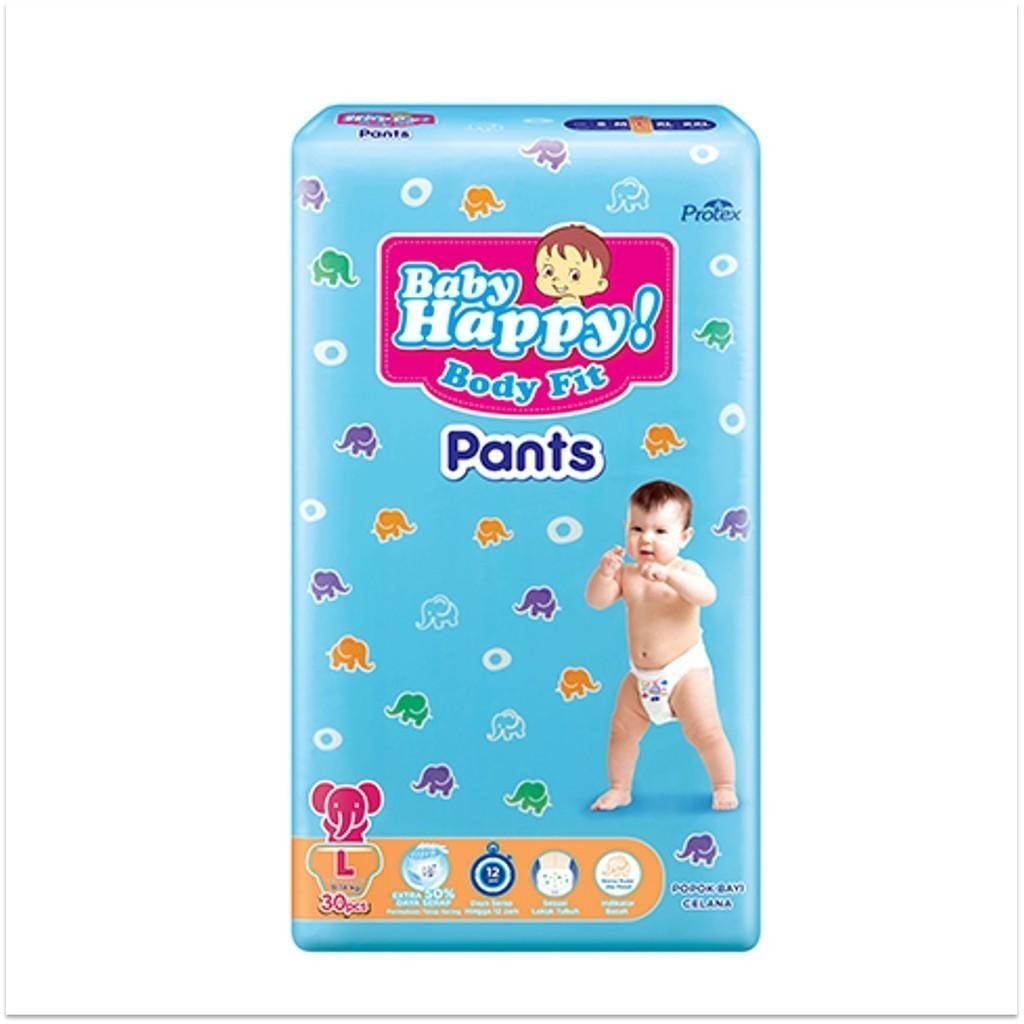 Jual Baby Happy Pants Popok Bayi Celana L 28 x4 Shopee Indonesia
