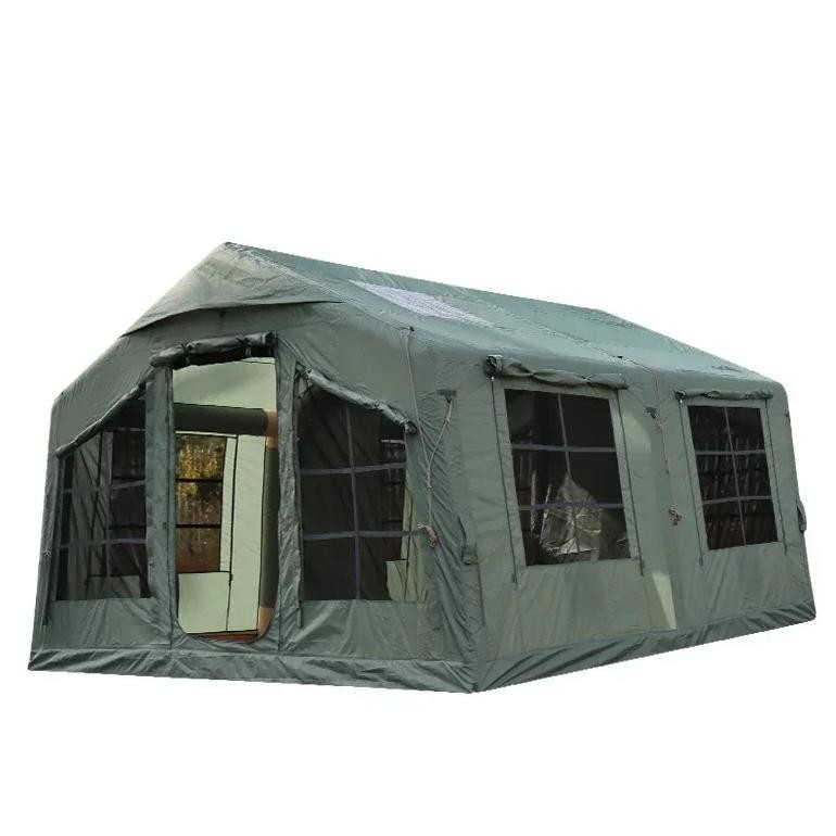 Jual inflatable waterproof oxford air tent for camping glamping sun ...