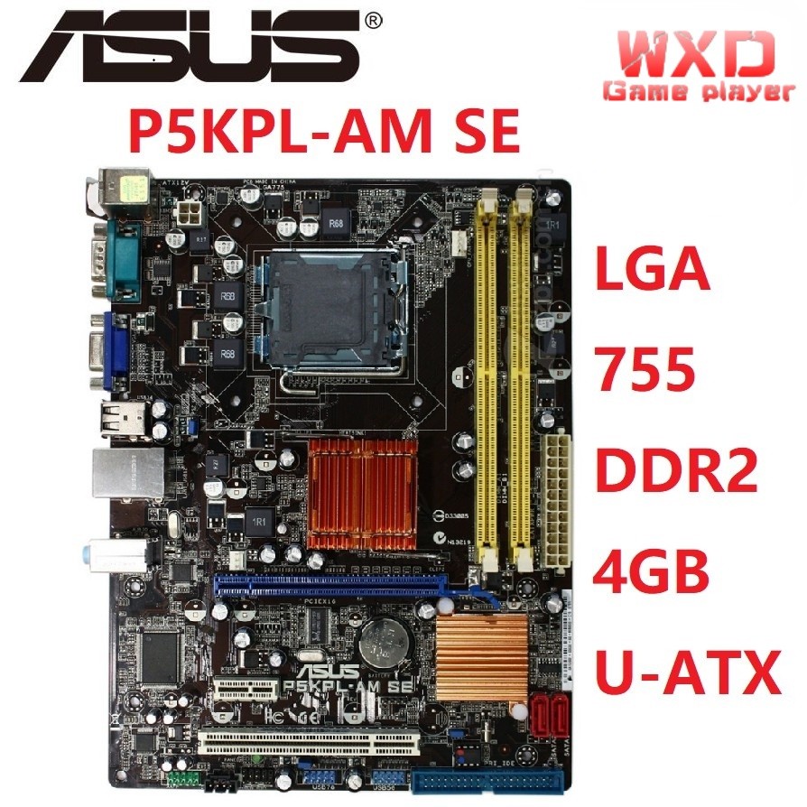 Jual Asus G31 P5KPL-AM SE Desktop Motherboard G31M Socket LGA Untuk 775 ...