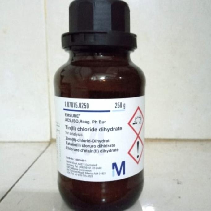 Jual Tin ii chloride Merck ecer 5G / SnCl2 For analysis | Shopee Indonesia