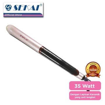SEKAI Catokan Rambut Hair Curler Hair Straightener Anti Lengket Auto Temperature HS 262