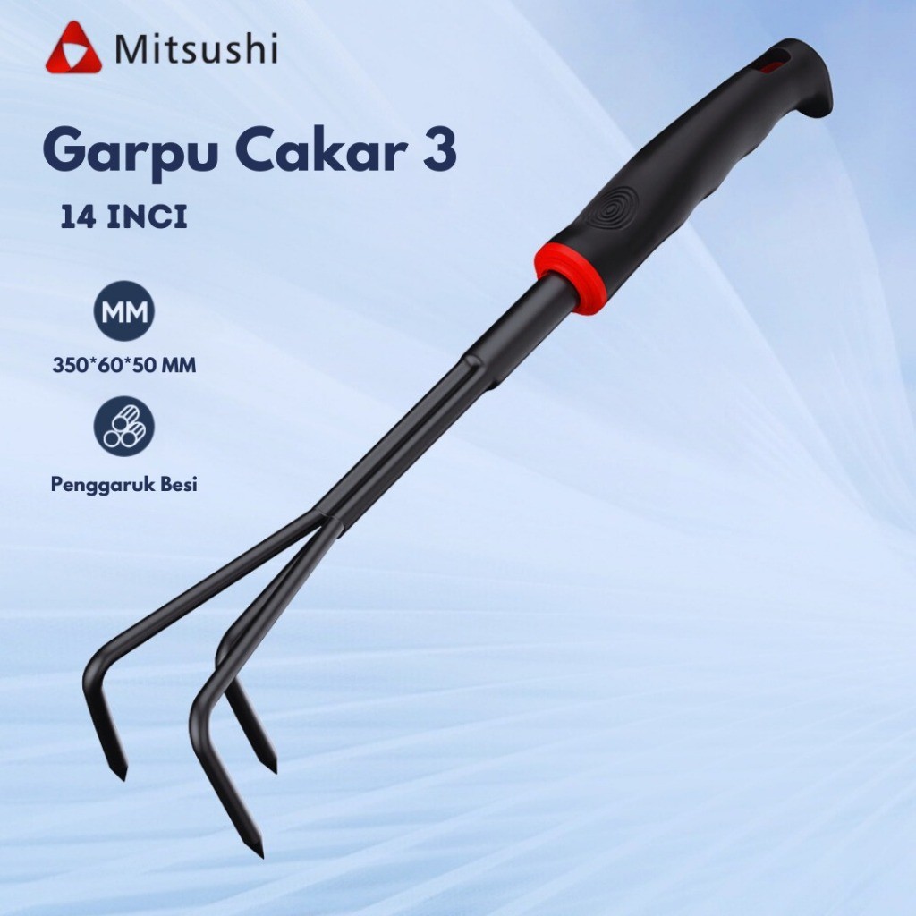 Jual Mitsushi Melonggarkan Tanah Rake Taman Alat Pertanian Menggenggam ...