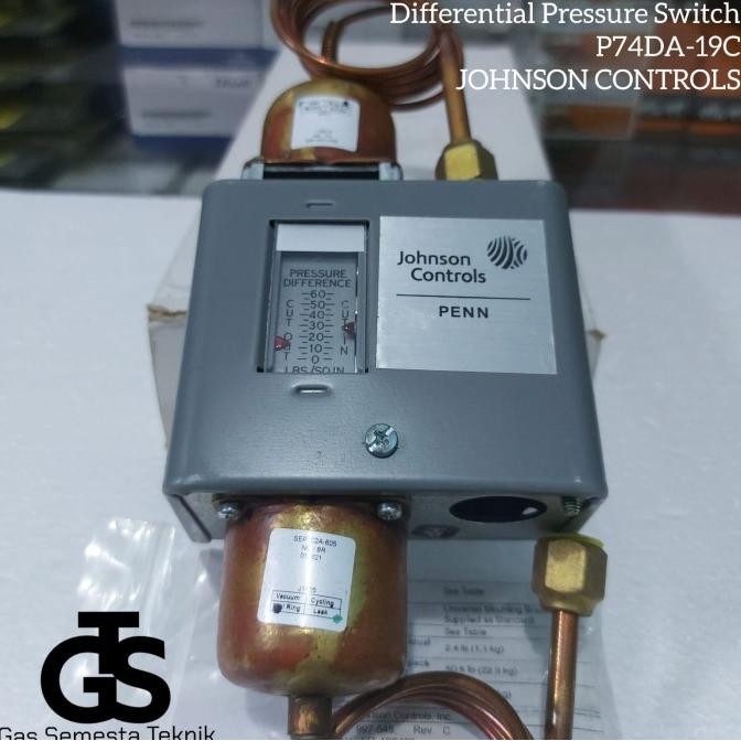 Jual Masih! Differential Pressure Switch P74Da-19C Johnson Controls ...