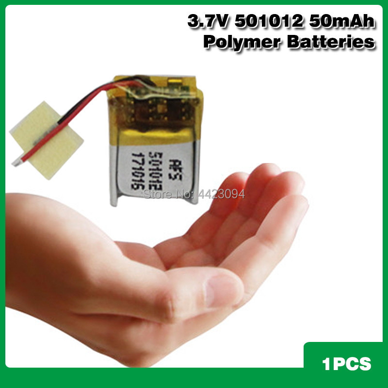 Jual 3.7V 50mah 501012 lithium polymer lipo recharab battery | Shopee ...