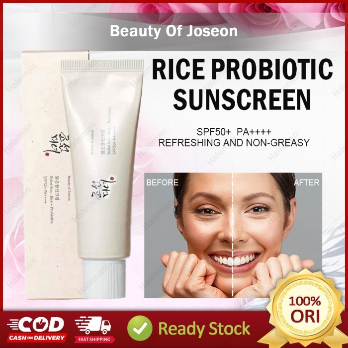 Crème Solaire Beauty Of Joseon SPF50+ - Probiotique Sun Relief Rice - 50 Ml - NEUVE