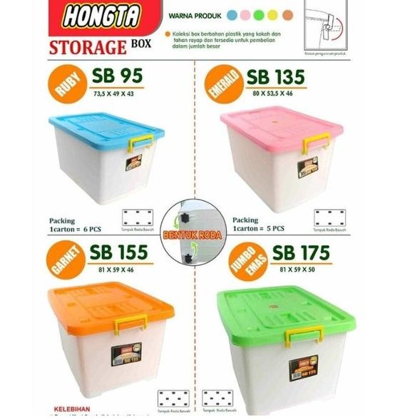 Jual BOX PLASTIK CONTAINER BOX STORAGE BOX TEMPAT PENYIMPANAN PLASTIK ...