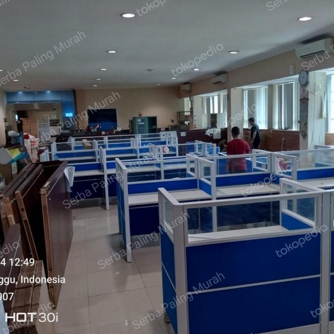 Jual Langsung Pabrik Meja Kubical Kantor Dinas, Ganti Bahan Partisi ...