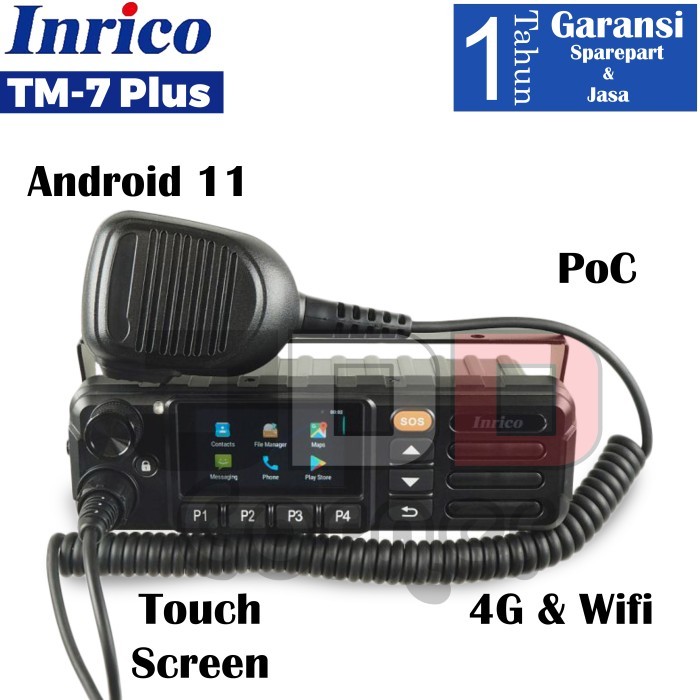 Jual RIG POC Inrico TM7 Plus Touch Screen 4G LTE Wifi GPS Bluetooth ...