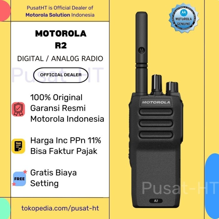 Jual Radio HT Digital Motorola R2 ( Ex. P3688 P 3688 ) VHF / UHF ...