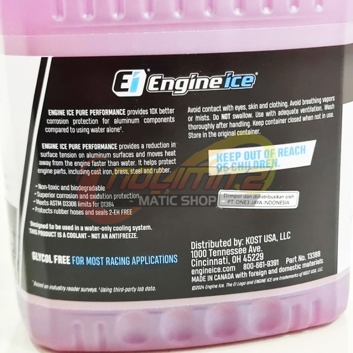 Jual Air Radiator Engine Ice Pure Performance Racing Coolant 1.89L ...
