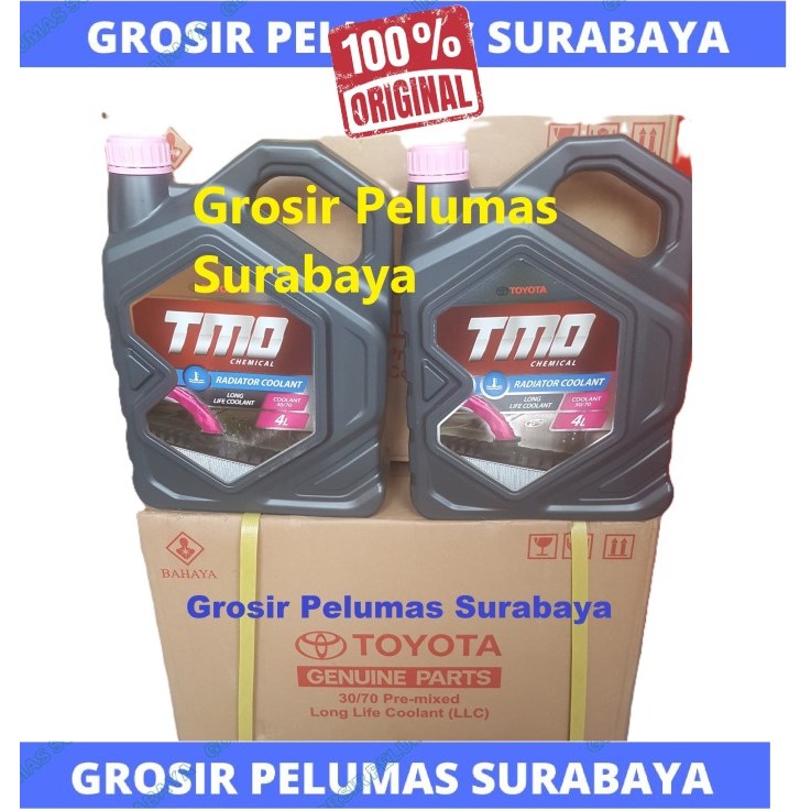 Jual Original Toyota TMO Air Radiator Long Life Coolant galon 4 Liter ...