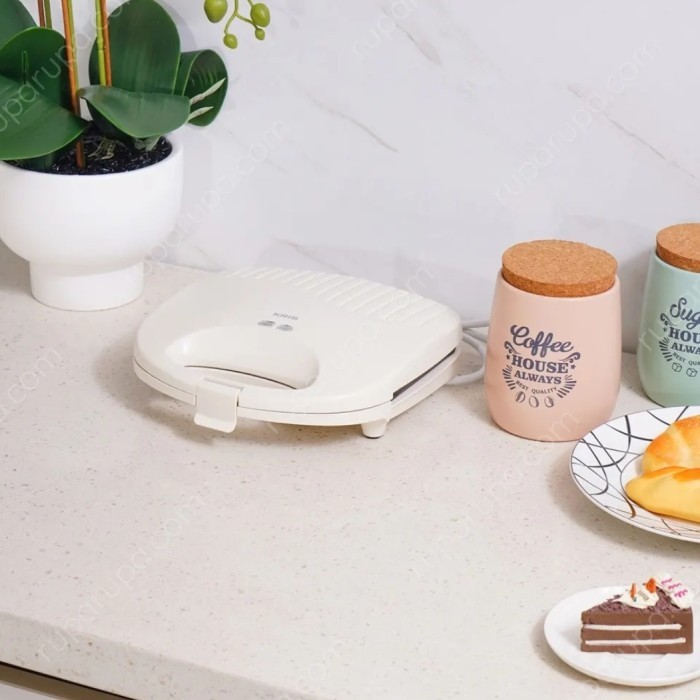 Jual Kris Alat Pemanggang Roti Sandwich Maker/ Toaster Putih Original ...