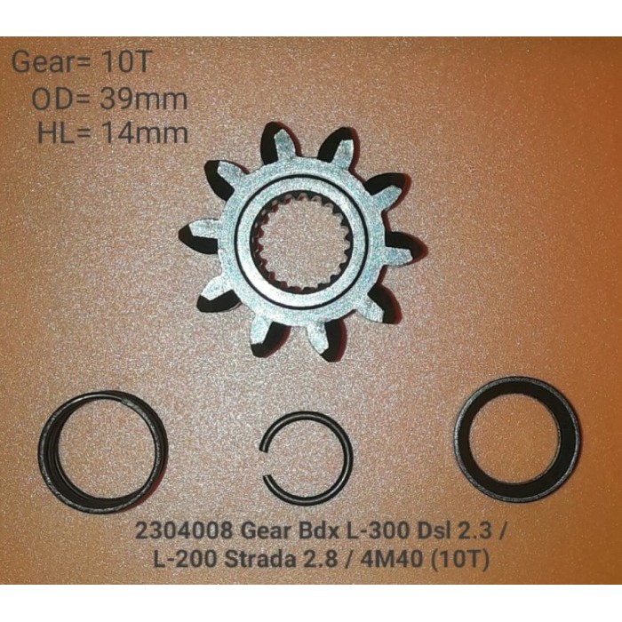 Jual Gear Gigi Bendix Gp Mits L300 Diesel 2.3 L200 Strada 2.8 4M40 (10T ...