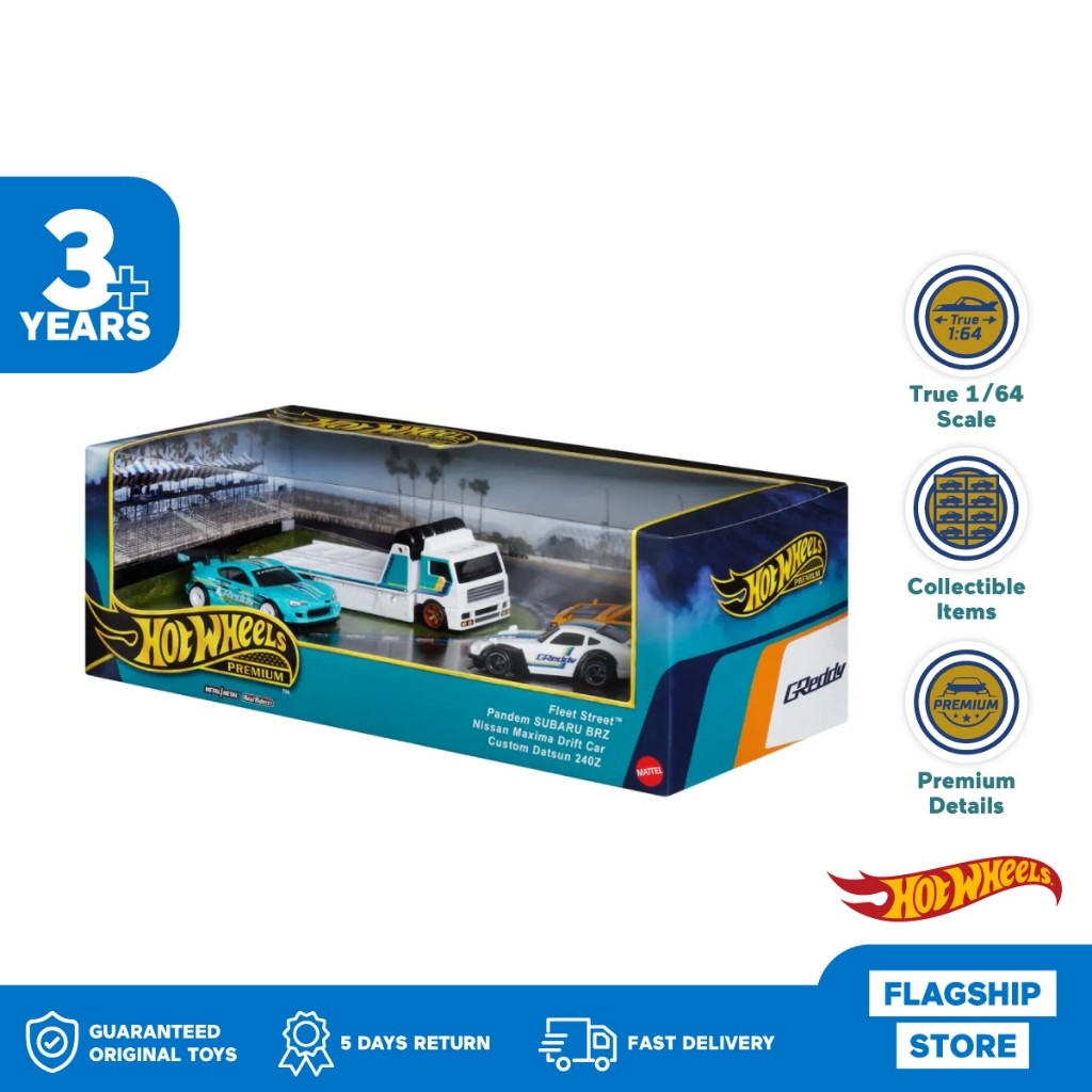 Jual Hot Wheels Premium Greddy Diorama Set - Mainan Mobil Balap ...