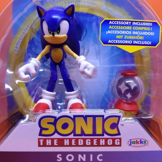 Jual SONIC THE HEDGEHOG 4-INCH ARTICULATED ACTION FIGURE - SONIC WITH ...