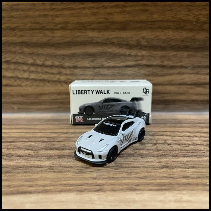 Jual GRATIS ONGKIR NISSAN GTR R35 LB WORKS LBWK GREY PULLBACK CAR ...