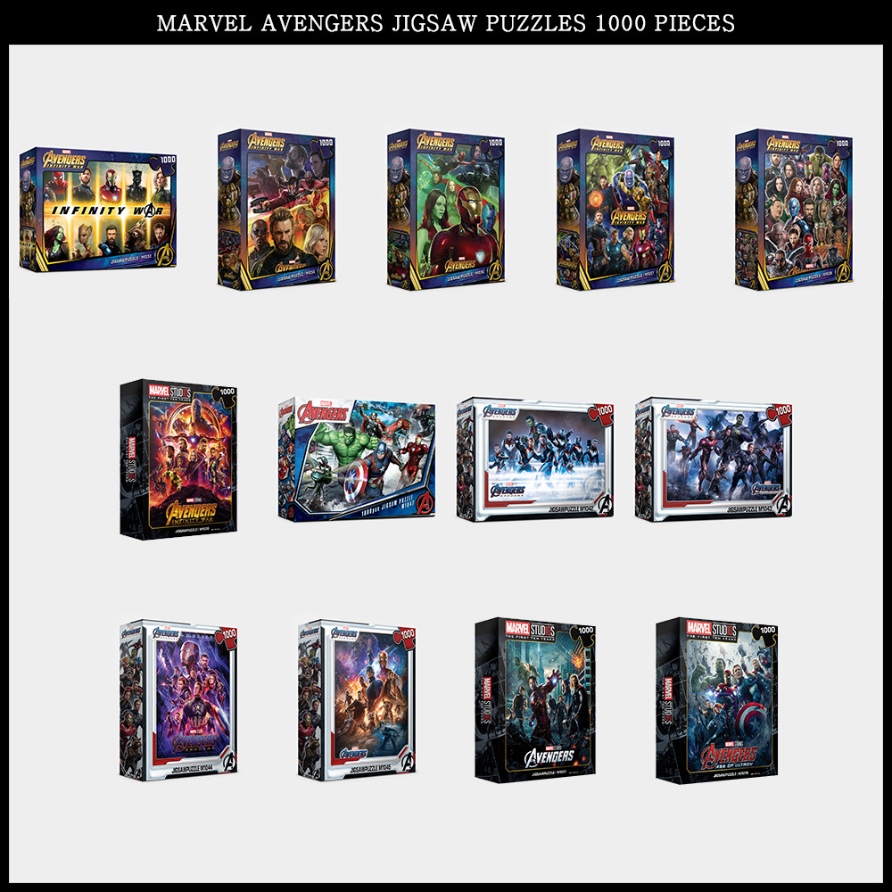 Jual Teka-teki Jigsaw 1000 Potongan Koleksi Marvel Avengers | perang ...