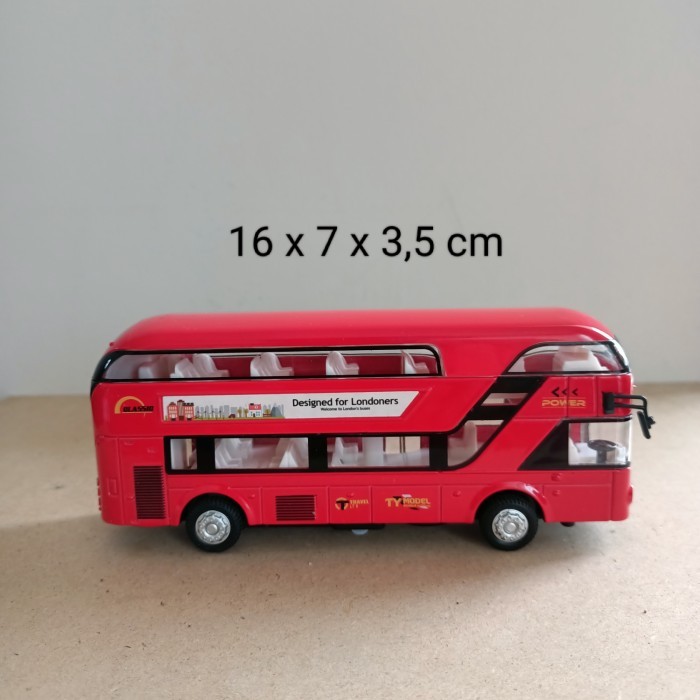 Jual [ARC] diecast bus double decker | Shopee Indonesia