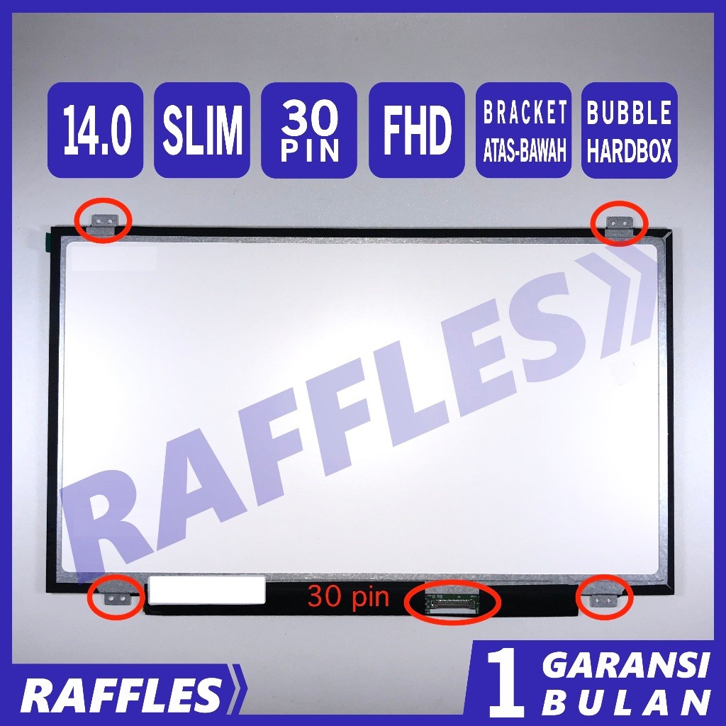 Écran Tactile LCD FHD 14" Pour Lenovo Yoga 510-14ISK - TN, Remplacement Neuf, 3 Mois Garantie