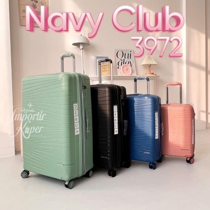 Jual Sale Now Koper Jumbo Navy Club Original 3972 - 20 24 28 32 Inch ...