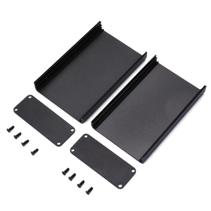 Jual Box Aluminium Project Case Enclosure Metal 5X8X2Cm Warna Hitam ...