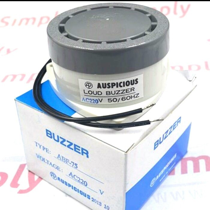 Jual BISA COD BUZZER AUSPICIOUS ABF-75 / BUZZER ALARM AUSPICIOUS ABF75 ...
