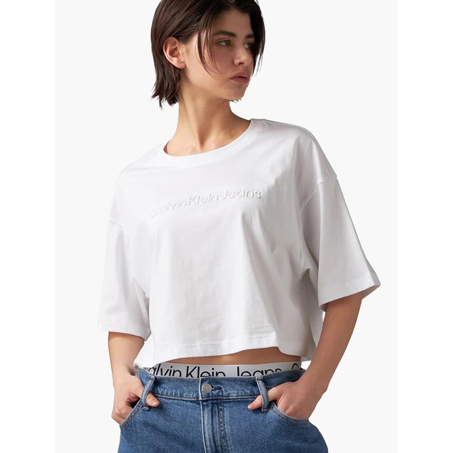 Institutional Embossed Logo T-Shirt