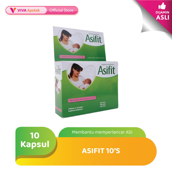 Jual Asifit untuk Membantu Memperlancar ASI (10 Kapsul) | Shopee Indonesia