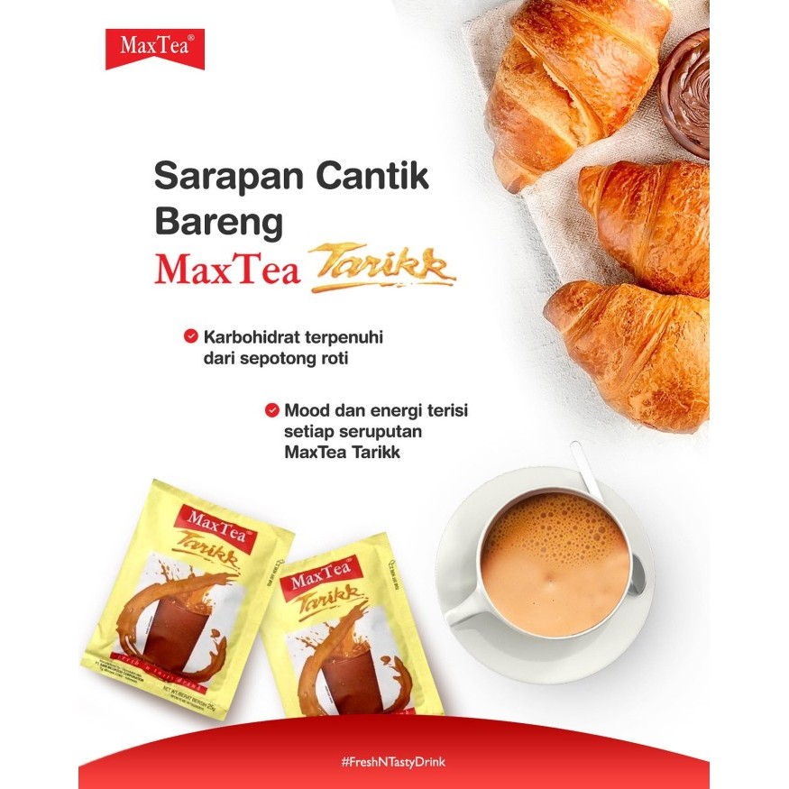 Jual Max Tea, teh tarik instan renceng (10 sachet) | Shopee Indonesia