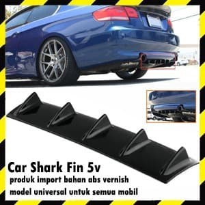 Jual CAR SHARK FIN UNIVERSAL REAR BUMPER LIP DIFFUSER 5V | Shopee Indonesia