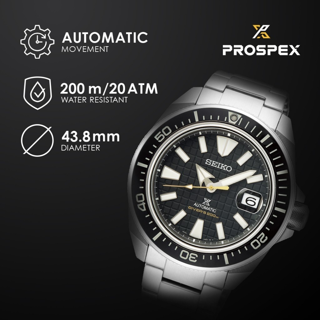 Jual SEIKO PROSPEX Sea King Samurai Automatic SRPE35K1 SRPE35 Stailee ...