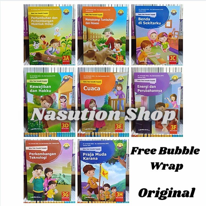 Jual Buku Tematik 3A 3B 3C 3D 3E 3F 3G 3H Yudhistira K13 Revisi Kelas 3 ...