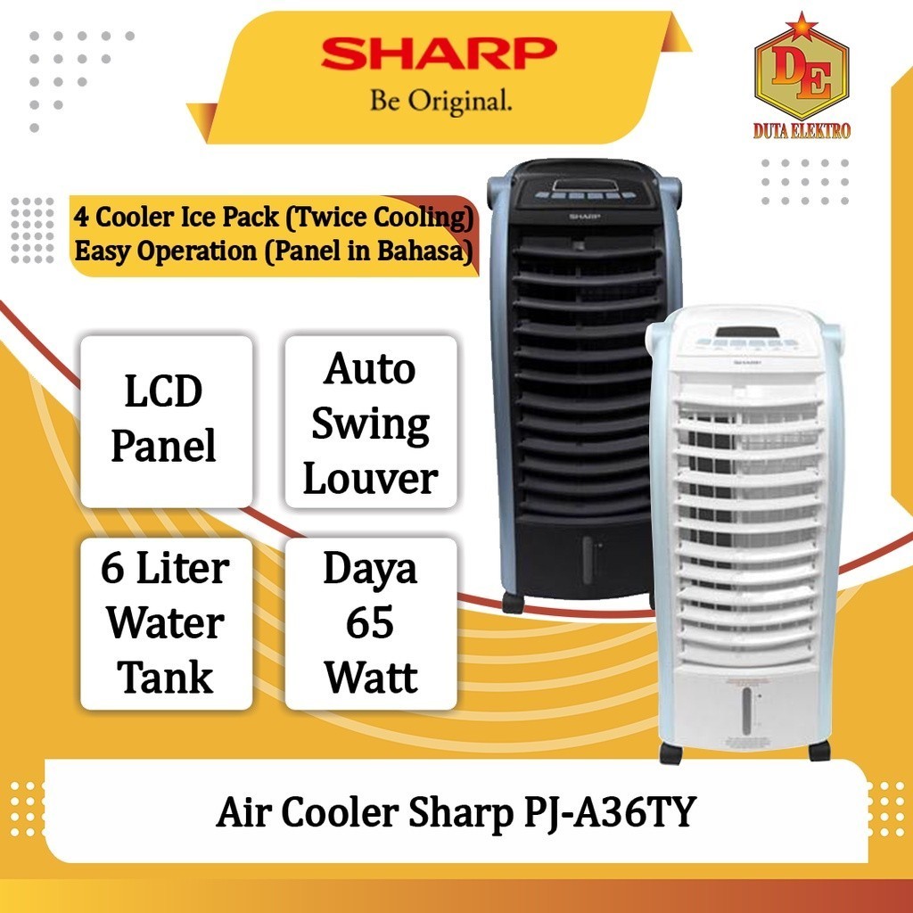 Jual Air Cooler Sharp PJA 36 TY BW | Shopee Indonesia