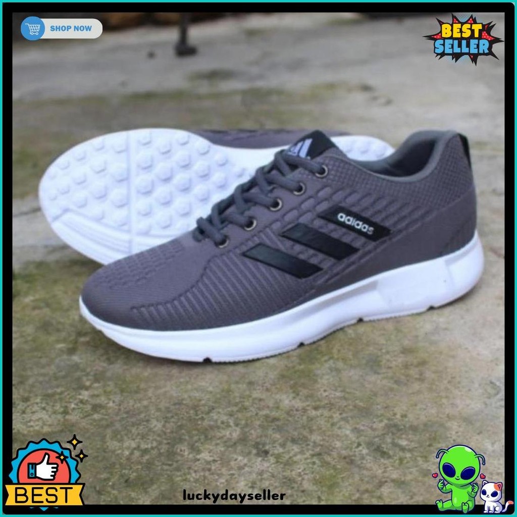 Jual Sepatu Pria Ads Strip Cutting Emboss (Cod) | Shopee Indonesia