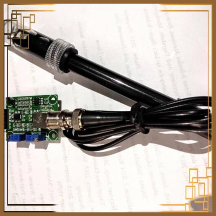 Jual [PCM] ph meter detector sensor probe modul arduino 1set ph 4502c ...