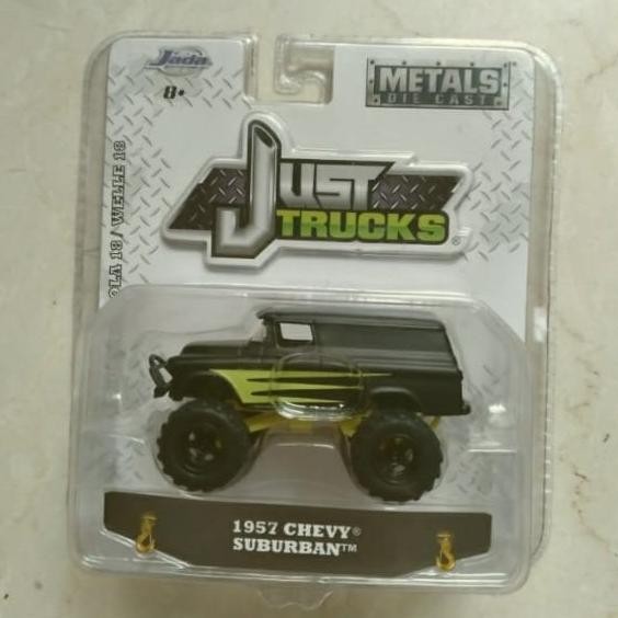 Jada Toys 1/24 Just Trucks - 1957 Chevy Suburban Noir | Miniature Moulée Sous Pression