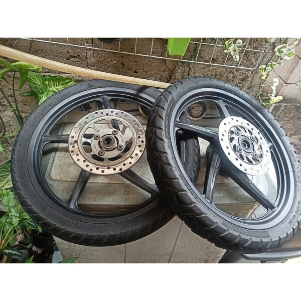 Jual Velg Supra X Honda Cs Dobel Disc Piringan Depan Pelek Racing Palang Original Ori