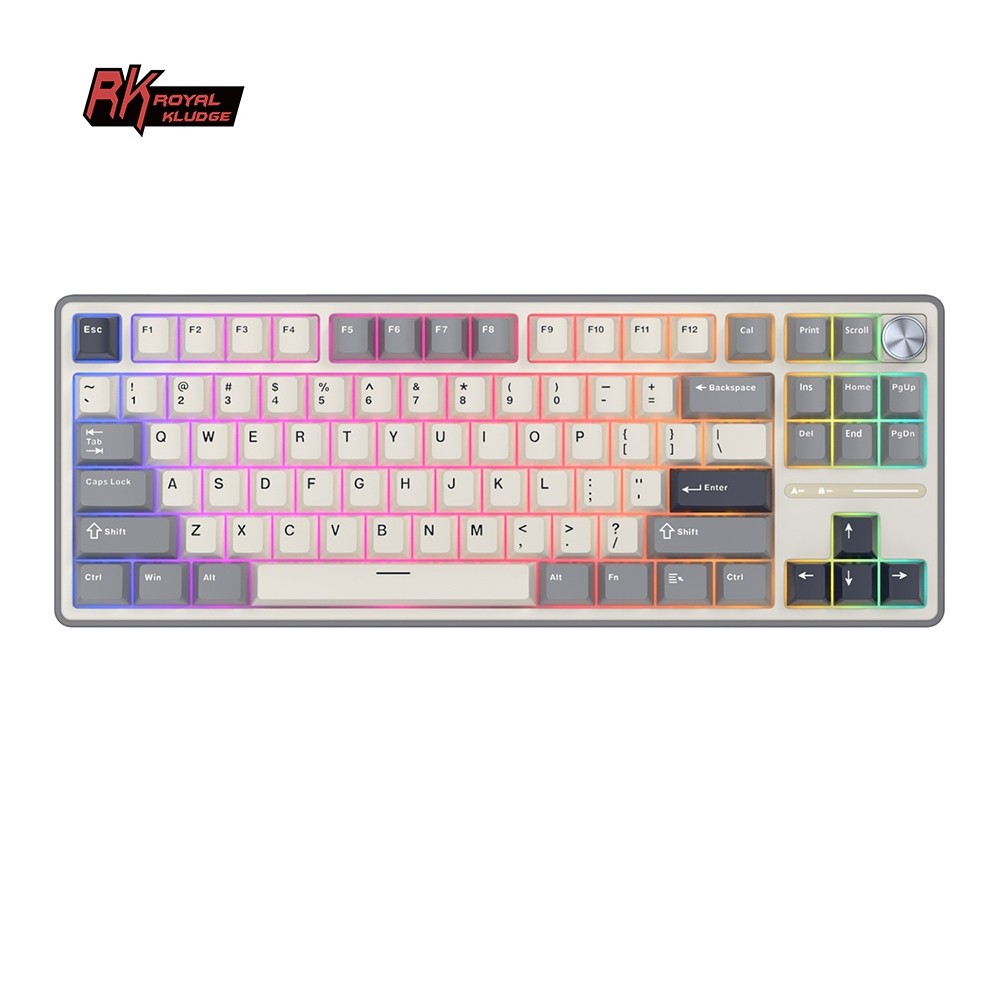 Jual RK ROYAL KLUDGE RKR87 PRO Gasket Wired Mechanical Keyboard ...