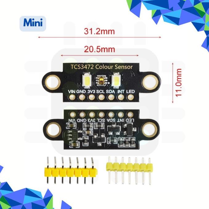 Jual Tcs34725 Sensor Warna Rgb + Filter Ir Tcs 34725 Color Sensor ...