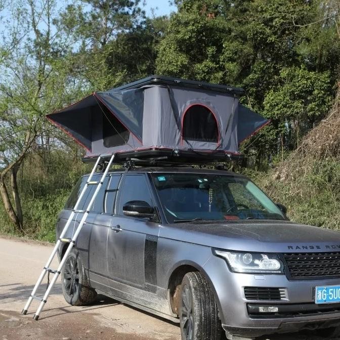 Jual 3-4 person camping 4x4 waterproof roof aluminum shell car rooftop ...