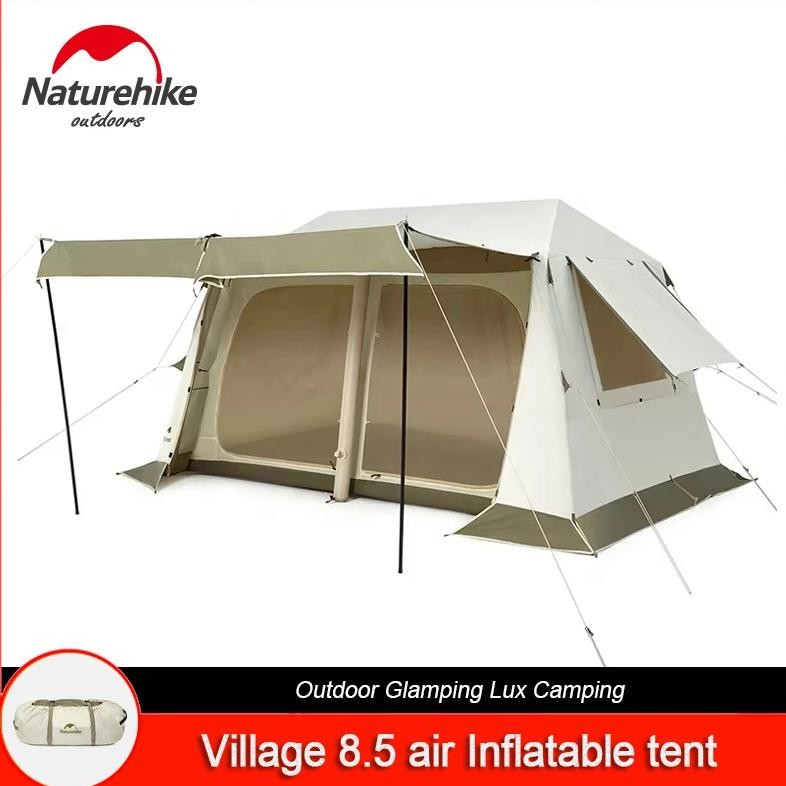 Jual naturehike village 8.5 air inflatable camping tent waterproof ...