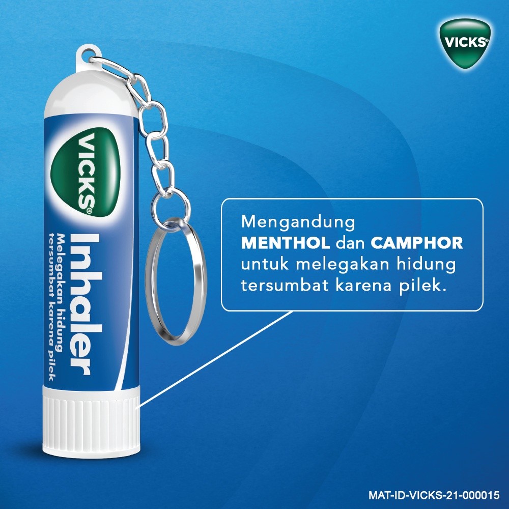 Jual Vicks Inhaler Keychain Melegakan Hidung Tersumbat 0,5ml | Shopee ...