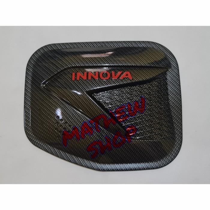 Jual Tank Cover Innova 2016 2017 2018Up Carbon/ Tutup Bensin Innova ...