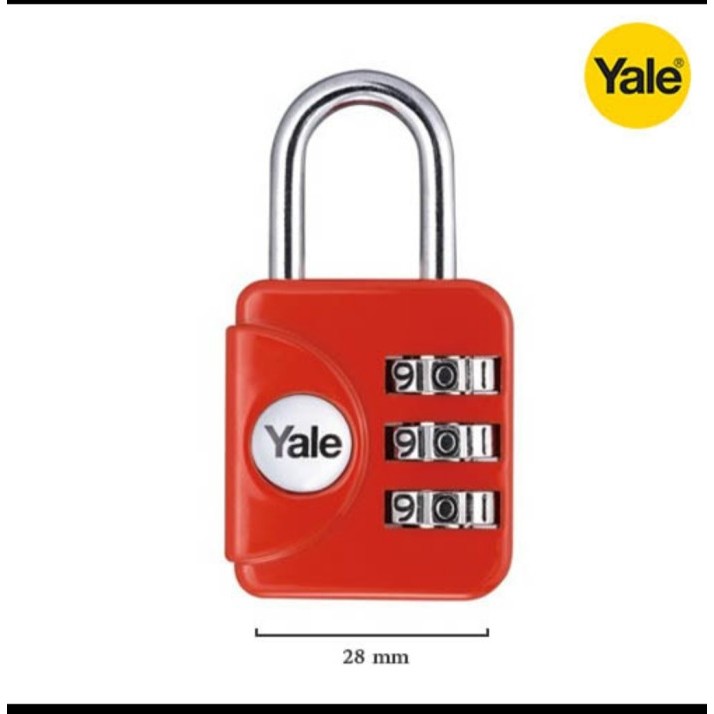 Jual Peter - Gembok Koper Yale Yp1/28/121/1 (Travel Lock Range Ori ...