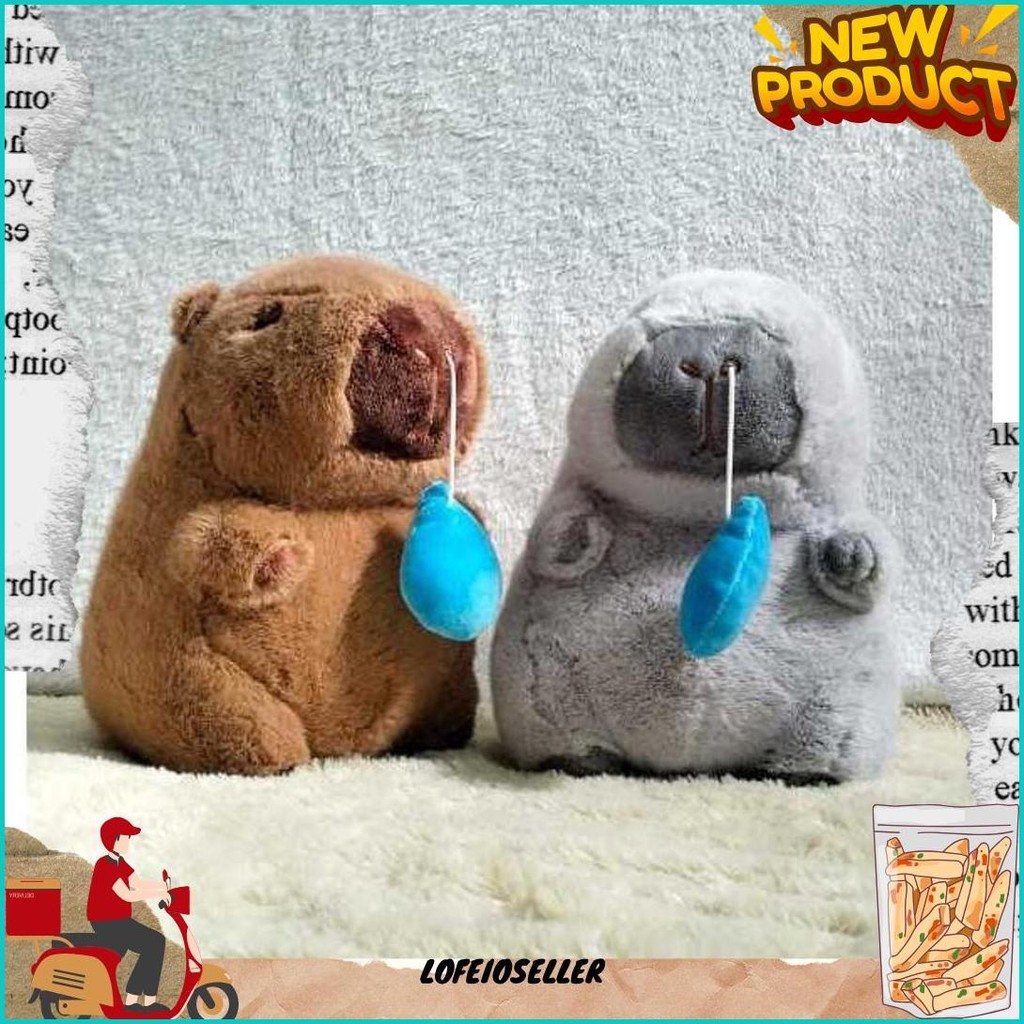 Jual Boneka Animal Capybara Boneka Capybara Ingus Di Tarik Snort ...