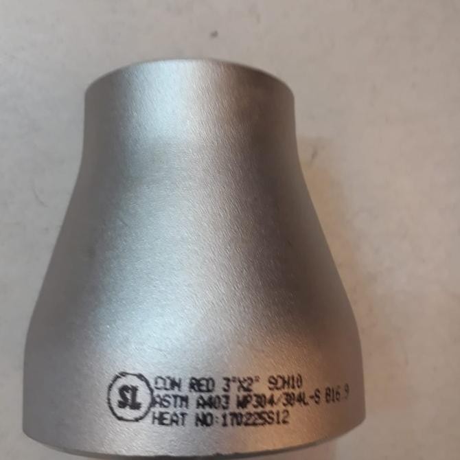 Jual Reduser Las Stainless Ss 304 Sch 10 ( 1 1/2