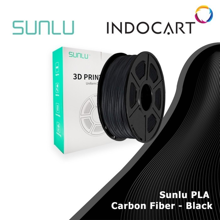 Jual IndoCart Tinta Filamen 3D Printer Filament PLA Carbon Fiber 1.75mm ...