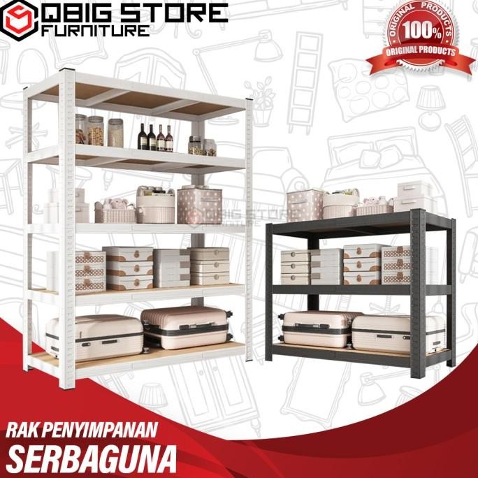 Jual Rak susun besi serbaguna siku rak penyimpanan SM88 | Shopee Indonesia