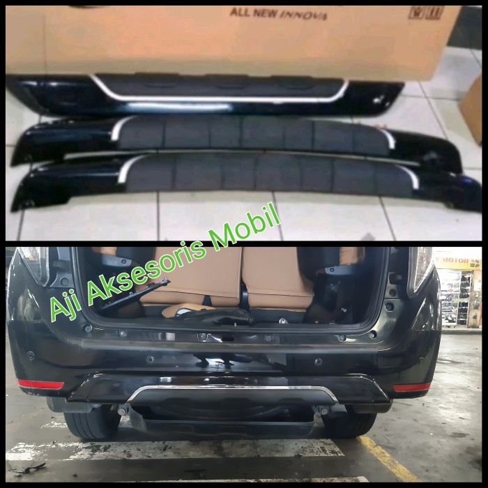 Jual DIFFUSER REAR BUMPER BELAKANG TOYOTA INNOVA 2016-2020 | Shopee ...